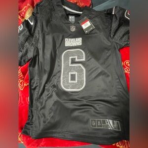 Men's Nike Baker Mayfield Black Cleveland Browns RFLCTV Limited Jersey